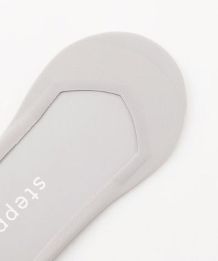 steppi 【抗菌防臭】パンプス用 フットカバー 浅履きタイプ ライトグレー系