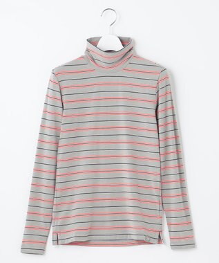 23区GOLF 【WOMEN】エニワイズ ボーダー カットソー ライトグレー系1