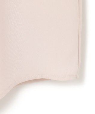 ICB 【人気のため新柄追加・洗える】Back Satin Amunzen キーネック長袖ブラウス ピンク系