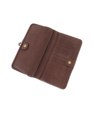 genten gソフト2 口金二つ折り長財布 ノウチャ