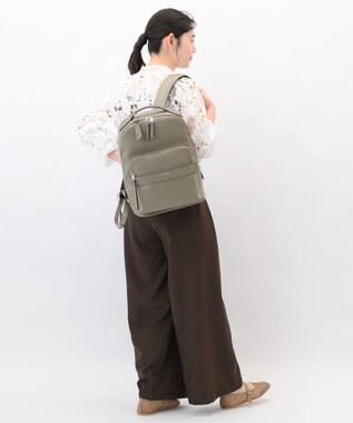 ACE BAGS & LUGGAGE W&.Day/Night ティルカ ラウンドリュック A4サイズ 14.0インチPC収納 19182 ダブルアンドデイナイト グレージュ
