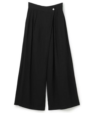 NAVE 【Nave・セットアップ可】ヴィスコースリネン パンツ ブラック系