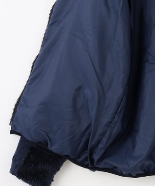 PW CIRCULUS 【MEN】フェイクファーブルゾン ネイビー系