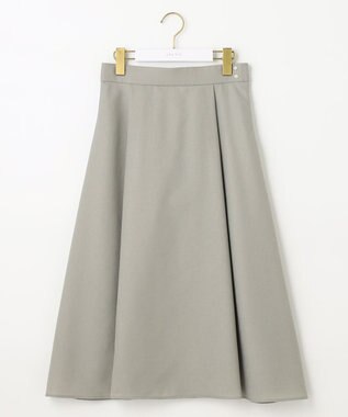 ANY SIS 【美人百花6月号掲載】スムージーポリエステル スカート ライトカーキ