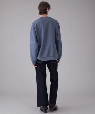 WEGO 【ユニセックス着用ITEM/2点SET/MLサイズ展開】アクセ付きフェイクスウェードプルオーバー サックス