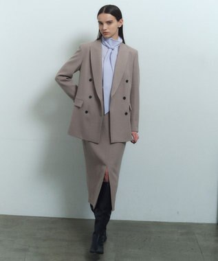BEIGE， 【VERY NaVY12月号掲載】BUNNELL / ウールダブルブレストジャケット L.Taupe