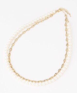 組曲 2wayセパレートパールネックレス ゴールド系