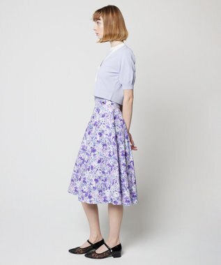 TOCCA 【接触冷感＆洗える】RAINBOW カーディガン ライラック系