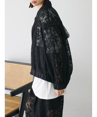 Green Parks ２ＷＡＹ　レースブルゾン Black