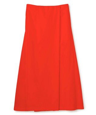 BEIGE， YANN / ラップタック フレアスカート Red
