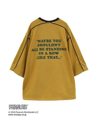 CRAFT STANDARD BOUTIQUE 【ユニセックス】PEANUTS/スヌーピー ゲームシャツTEE Mustard