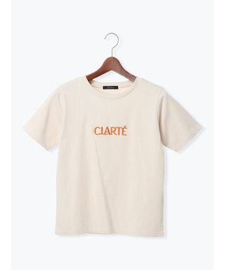 Te chichi ウレタン刺繍ロゴスタンダードTシャツ グレー