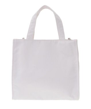 Maison de FLEUR コットンフリル2Wayトートバッグ Pink