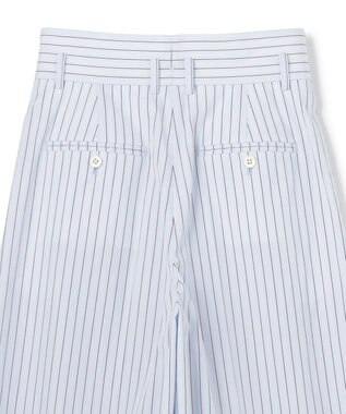 uncrave THOMAS MASON ワイドトラウザー ブルーストライプ