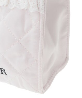 Maison de FLEUR コットンフリル2Wayトートバッグ Pink