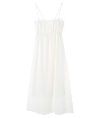 Green Parks ａ．バックオープンキャミワンピース Off White