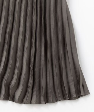 UNFILO プリーツスカート カーキ