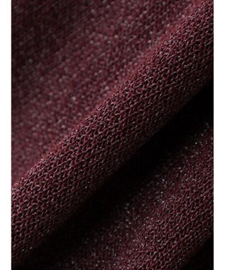 Green Parks ・ＥＬＥＮＣＡＲＥ　ＤＵＥバックパールシアー５分ニット Bordeaux