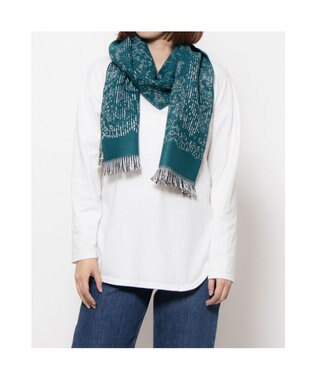 UNBILLION カシュネ cache nez / レース柄グレンチェックマフラー