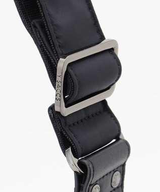 Y'SACCS 【ナイロンタフタ×リサイクルレザー】デイリーショルダー　Mサイズ ブラック