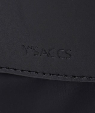 Y'SACCS 【ナイロンタフタ×リサイクルレザー】デイリーショルダー　Mサイズ ブラック