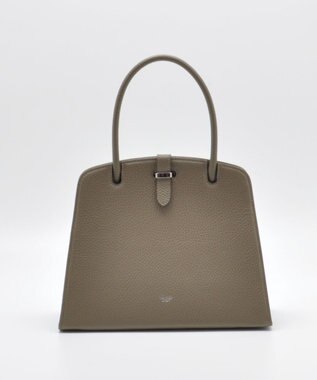 blancle シュリンクレザー ワンハンドルフォーマルバッグ トープ