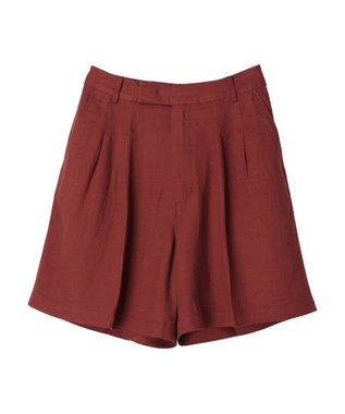 AMERICAN HOLIC リネンブレンドショートパンツ Brick Red