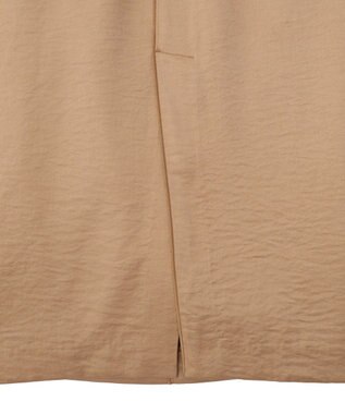YECCA VECCA シャイニーツイルナロースカート Beige