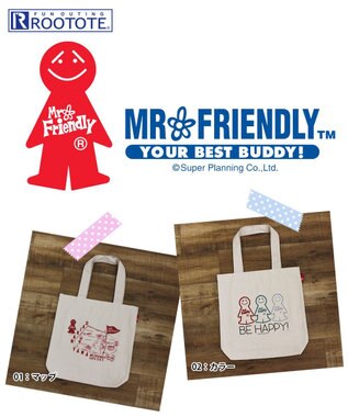 ROOTOTE 6102【直営限定:ミスターフレンドリー】FR.トール-A 0103 01：マップ