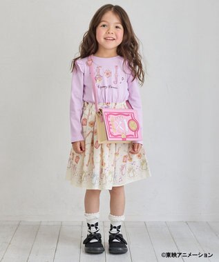 ANY KIDS 【も～っと！おジャ魔女どれみ×any FAM】長袖Tシャツ ラベンダー