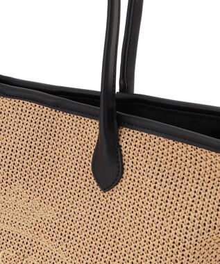 TOCCA 【A4サイズ対応】TO THE SUNLIGHT BAG かごバッグ ブラック系