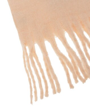 earth music&ecology ワンポイントビッグマフラー Light Brown