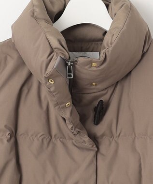 J.PRESS LADIES ブラッシュドマルチポリ ショート ダウンコート ブラウン系