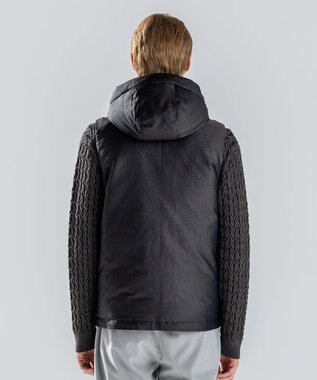 JOSEPH HOMME 【新素材】ライトラスターシャンブレー　ダウンベスト カーキ系