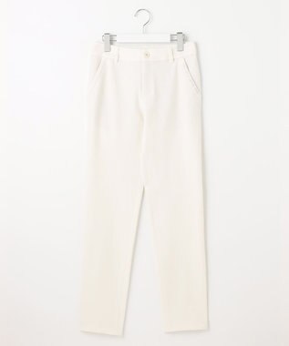 23区GOLF ウールライクなキレイ見えボトムス【WOMEN】【ストレッチ】ＴＲストレッチ ベーシックパンツ ホワイト系
