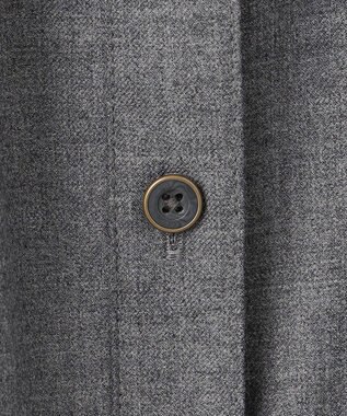 J.PRESS LADIES 【洗える】ANASTASIA milled ワンピース ライトグレー系