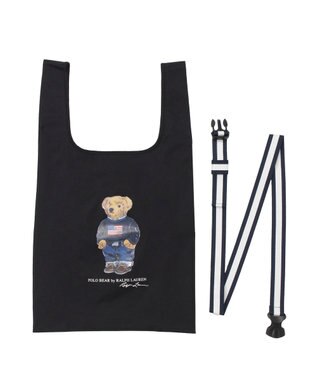 MOONBAT 【WEB限定】POLO RALPH LAUREN（ポロ ラルフ ローレン）ポロベア ベルト付き レインバッグ ブラック