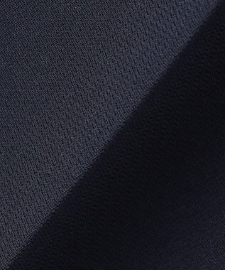 uncrave 【防シワ・洗濯機洗い可】ウォッシャブルダブルクロス テーパード パンツ ネイビー