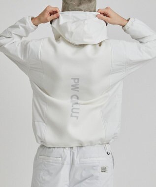 PW CIRCULUS 【MEN】中綿コンビデタッチャブルフーディ ホワイト系