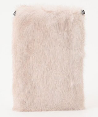 自由区 ミンク ポシェット アイボリー系