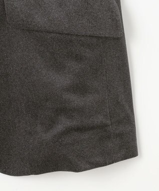 JOSEPH ABBOUD 【軽量/ストレッチ/スウェードタッチ】トリコットコーデュロイ ジャケット グレー系