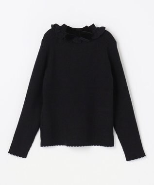 ANY KIDS しあわせタッチニット ブラック