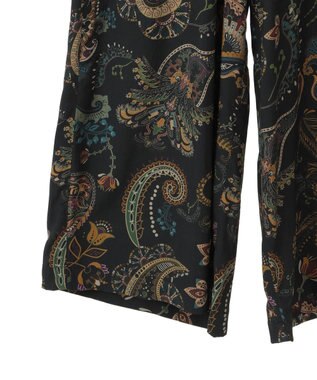 CRAFT STANDARD BOUTIQUE レーヨン総柄ワイドパンツ Paisley