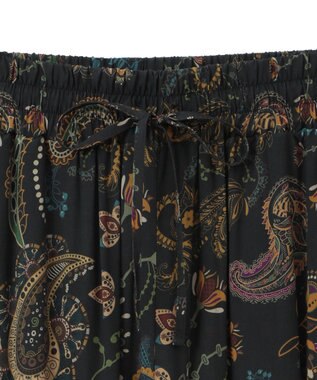 CRAFT STANDARD BOUTIQUE レーヨン総柄ワイドパンツ Paisley