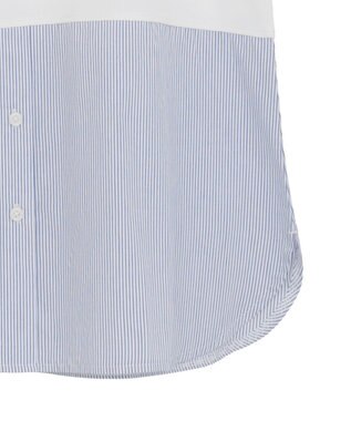 Green Parks ノースリーブドッキングホワイトインナー Stripe