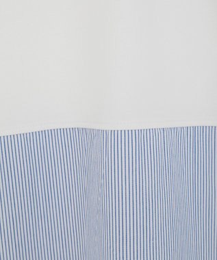 Green Parks ノースリーブドッキングホワイトインナー Stripe