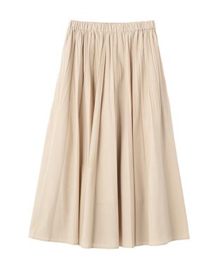 AMERICAN HOLIC 【選べる丈】シアープリーツスカート Beige