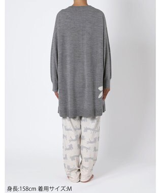 tsumori chisato SLEEP ツモリチサト カーディガン 長袖 ルームウェア あったか レディース UTX584 /ワコール グレー