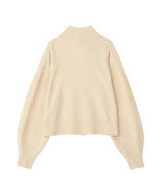 earth music&ecology ダブルジップカーディガン Ivory