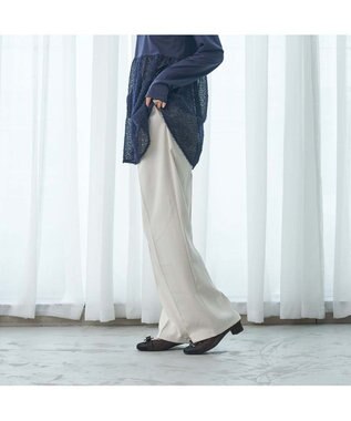 Riz raffinee 【3E】バックルリボンモチーフパンプス ダークブラウンビー